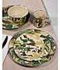Color:Camouflage - Image 4 - Enamelware Camouflage Sandwich Plates, Set of 4