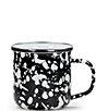 Golden Rabbit Enamelware Swirl Mugs, Set of 4, Color:Black - Image 2