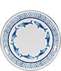 Color:Blue - Image 2 - Enamelware Fish Camp Dinner Plates, Set of 4