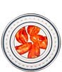 Color:Orange - Image 2 - Enamelware Lobster Sandwich Plates, Set of 4