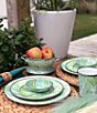 Golden Rabbit Enamelware Modern Monet Latte Mugs, Set of 4, Color:Green - Image 5