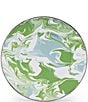 Golden Rabbit Enamelware Modern Monet Sandwich Plates, Set of 4, Color:Green - Image 2
