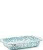 Color:Sea Glass - Image 2 - Enamelware Sea Glass Swirl Baking Pan
