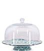 Color:Sea Glass - Image 2 - Enamelware Sea Glass Swirl Cake Stand