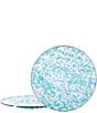 Color:Sea Glass - Image 1 - Enamelware Sea Glass Swirl Charger Plates, Set of 2