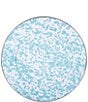 Color:Sea Glass - Image 2 - Enamelware Sea Glass Swirl Charger Plates, Set of 2