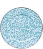 Color:Sea Glass - Image 2 - Enamelware Sea Glass Swirl Dinner Plates, Set of 4