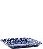 Golden Rabbit Enamelware Swirl Square Trays, Set of 2, Color:Cobalt - Image 3