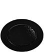 Color:Black - Image 1 - Enamelware Solid Texture Black Oval Platter
