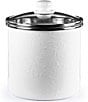 Color:White - Image 1 - Enamelware Solid Texture Canister