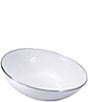 Golden Rabbit Enamelware Solid Texture Catering Bowl - Image 1