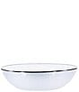 Golden Rabbit Enamelware Solid Texture Catering Bowl - Image 2