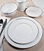 Color:White - Image 3 - Enamelware Solid Texture White Charger Plates, Set of 2