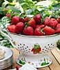 Golden Rabbit Enamelware Strawberry Colander Giftbox Set, Color:White - Image 1