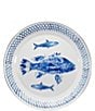 Golden Rabbit Enamelware Fish Camp Large Tray, Color:Blue - Image 1