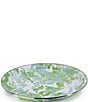 Color:Green - Image 1 - Enamelware Marbled Modern Monet Large Tray