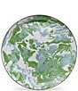 Color:Green - Image 1 - Enamelware Marbled Modern Monet Medium Tray