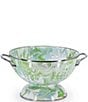 Golden Rabbit Enamelware Marbled Modern Monet Colander, Color:Green - Image 2
