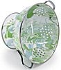 Golden Rabbit Enamelware Marbled Modern Monet Colander, Color:Green - Image 3