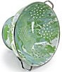 Golden Rabbit Enamelware Marbled Modern Monet Colander, Color:Green - Image 4