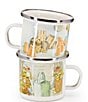 Golden Rabbit Enamelware Peter Rabbit™ & the Watering Can Child Set, Color:Multi - Image 3