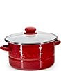 Color:Red - Image 1 - Red 6-Quart Stock Pot