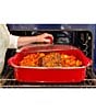 Color:Red - Image 5 - Red Roasting Lidded Pan