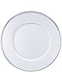 Color:White - Image 2 - Enamelware Solid Texture White Sandwich Plates, Set of 4