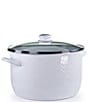 Color:White - Image 1 - White 18-Quart Stock Pot