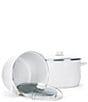 Golden Rabbit Enamelware White 18-Quart Stock Pot, Color:White - Image 3