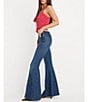 Good American Dolly Joleans Extreme Flare Jeans - Image 4