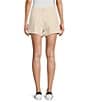 Good American Good 90s Mid-Rise Shorts, Color:Ecru003 - Image 2