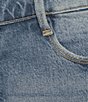 Good American Good Girlfriend Mid Rise Shorts, Color:Indigo575 - Image 4