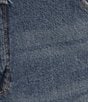 Good American Good Girlfriend Mid Rise Shorts, Color:Indigo575 - Image 5
