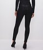 Color:Black001 - Image 6 - Good Legs Coated High Rise Skinny Jeans