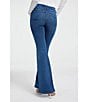 Color:Blue007 - Image 2 - Good Legs High Rise Stretch Denim Flared Jeans