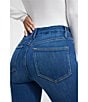 Color:Blue007 - Image 5 - Good Legs High Rise Stretch Denim Flared Jeans