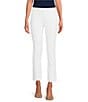 Good American Good Legs Mid Rise Straight Jeans, Color:White037 - Image 1