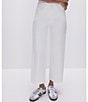 Color:White - Image 1 - Good Waist Palazzo High Rise Wide Leg Crop Jeans