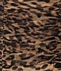 Color:Wild Leopard003 - Image 4 - Mesh Leopard Print Off-the-Shoulder Ruched Long Sleeve Mini Dress