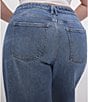 Color:Indigo575 - Image 4 - Plus Size Denim Good Ease Mid-Rise Relaxed Wide Leg Jean