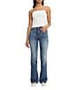 Good American Plus Size Good Classic Stretch High Rise Bootcut Jeans, Color:Indigo1128 - Image 3