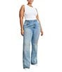 Good American Plus Size Good Cowboy High Rise Bootcut Denim Jeans, Color:Indigo998 - Image 3