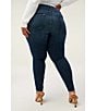 Good American Plus Size Good Legs High Rise Gap-Proof Waistband Stretch Denim Skinny Jeans, Color:Blue004 - Image 2