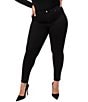 Good American Plus Size Good Legs High Waisted Stretch Denim Skinny Jeans, Color:Black001 - Image 1
