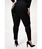 Good American Plus Size Good Legs High Waisted Stretch Denim Skinny Jeans, Color:Black001 - Image 2