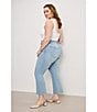 Good American Plus Size Good Legs Soft-Tech Mid Rise Crop Mini Boot Jeans, Color:Indigo743 - Image 5