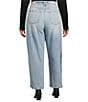Good American Plus Size Good Standard High Rise Denim Barrel Jeans, Color:Indigo932 - Image 2