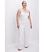 Color:Ivory001 - Image 6 - Plus Size Luxe Suiting Column Trouser