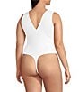 Good American Plus Size Sculpting Deep V-Neck Sleeveless Bodysuit - Image 3
